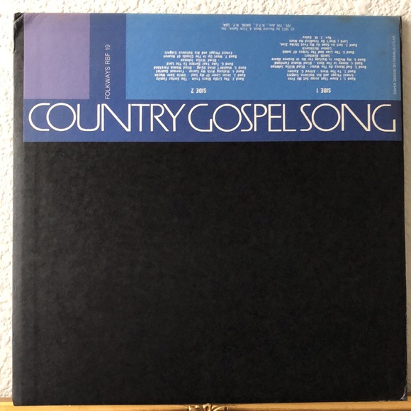 Samuel Charters Country Gospel Song Vinyl Lp - Picture 1 of 6